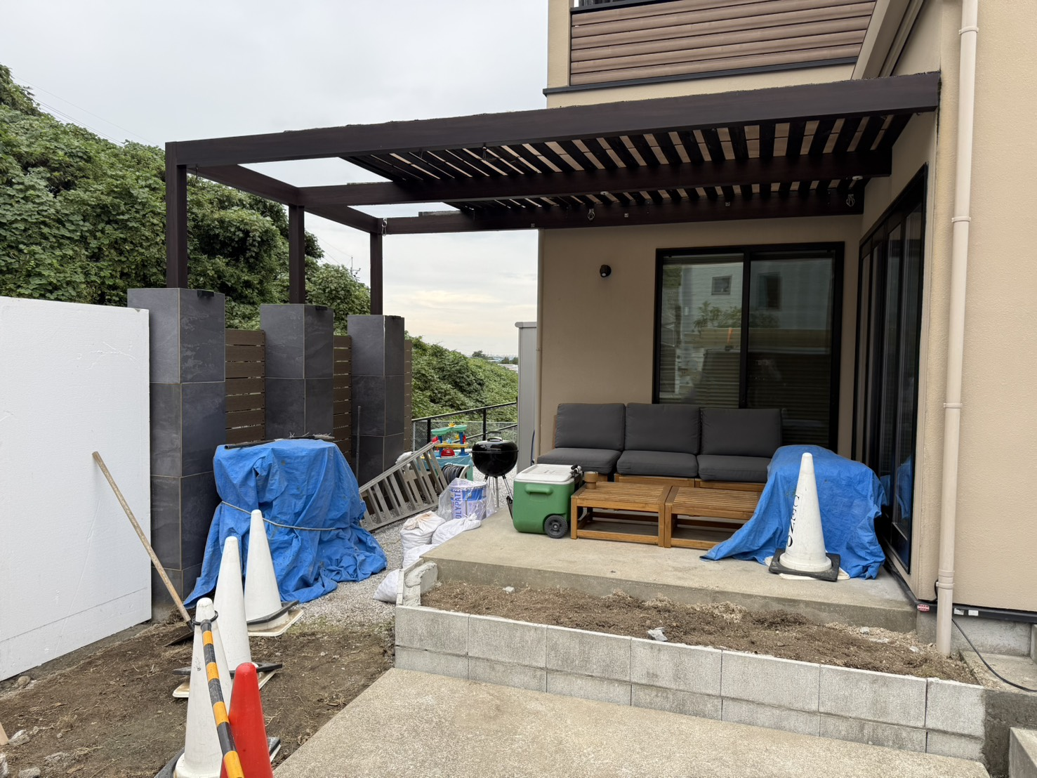 テラス設置後の様子